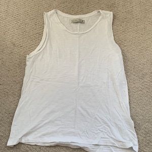 abercrombie and fitch white tank